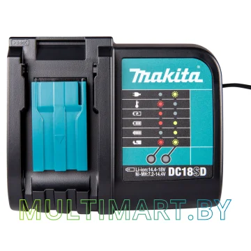 Аккумулятор с зарядным устройством Makita DC18SD + BL1830B (18В/3.0 Ah + 7.2-18В) картинка 2
